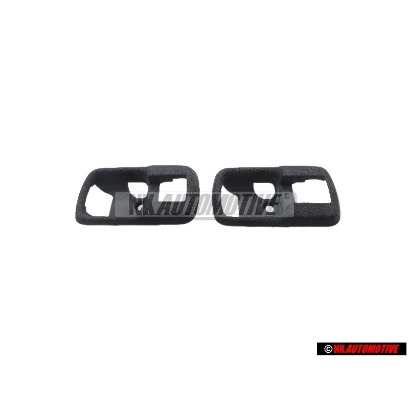 2x VW Originale Cornice Per Comando Interno Nero Satinato - 171837235 01C