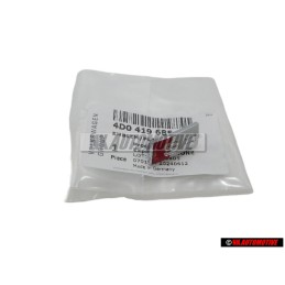 Audi Originale S8 Volante Placca Logo Emblema Simbolo Cromo Rosso - 4D0419685A