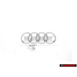 Audi Originale Anelli Posteriore Logo Emblema Simbolo Cromo - 8F0853742A 2ZZ