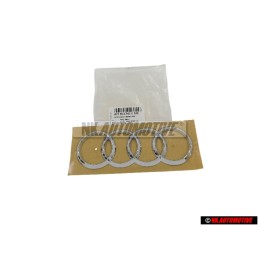Audi Originale Anelli Posteriore Logo Emblema Simbolo Cromo - 8P7853742B 2ZZ