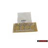 Audi Originale Anelli Posteriore Logo Emblema Simbolo Cromo - 8P7853742B 2ZZ