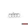 Audi Originale Anelli Posteriore Logo Emblema Simbolo Cromo - 8T8853742B 2ZZ