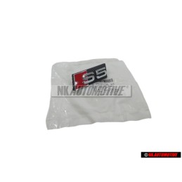 Audi Originale S5 Fronte Logo Emblema Scritta Nero Cromo Rosso - 8T0853736 2ZZ