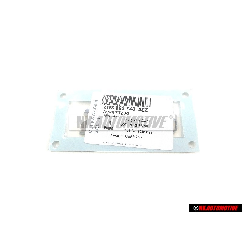 Audi Originale 2.5 Posteriore Logo Emblema Scritta Cromo - 4G8853743 2ZZ
