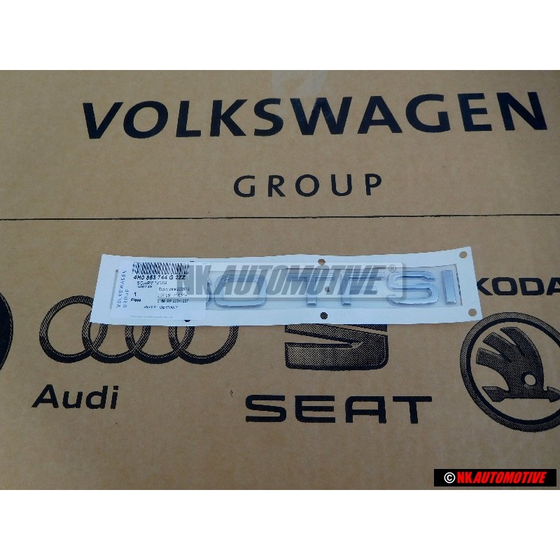 Audi Originale 60 TFSI Posteriore Logo Emblema Scritta Cromo - 4H0853744G 2ZZ