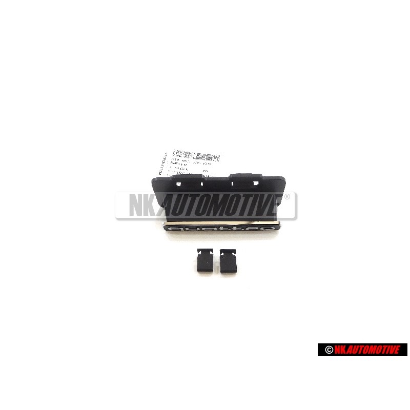 Audi Originale QUATTRO Fronte Logo Emblema Scritta Nero Cromo - 81A853736 RU6