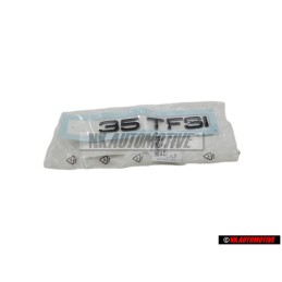 Audi Originale 35 TFSI Posteriore Logo Emblema Scritta Nero - 83A853744 T94
