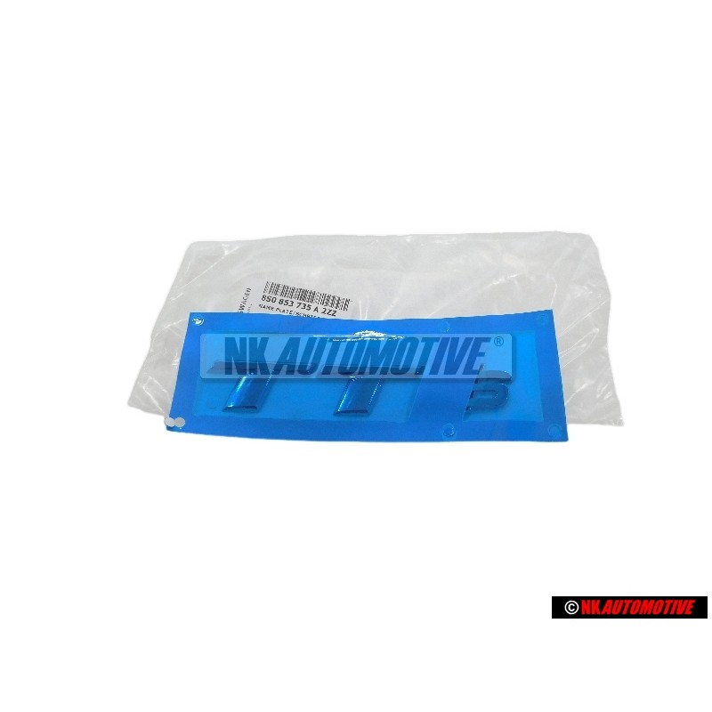 Audi Originale TTS Posteriore Logo Emblema Scritta Cromo Rosso - 8S0853735A 2ZZ