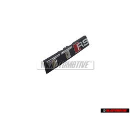 Audi Originale TTRS Fronte Logo Emblema Scritta Nero Cromo Ross - 8S0853736D 2ZZ