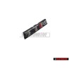Audi Originale TTRS Fronte Logo Emblema Scritta Nero Cromo Ross - 8S0853736D 2ZZ