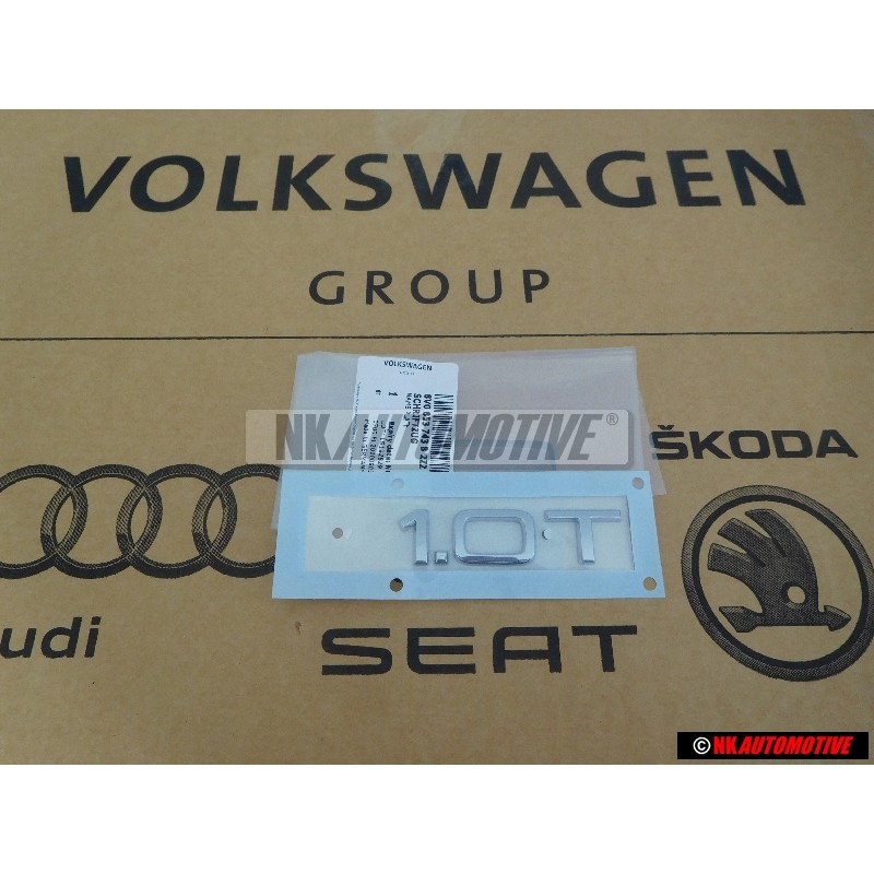 Audi Originale 1.0T Posteriore Logo Emblema Scritta Cromo - 8V0853743B 2ZZ