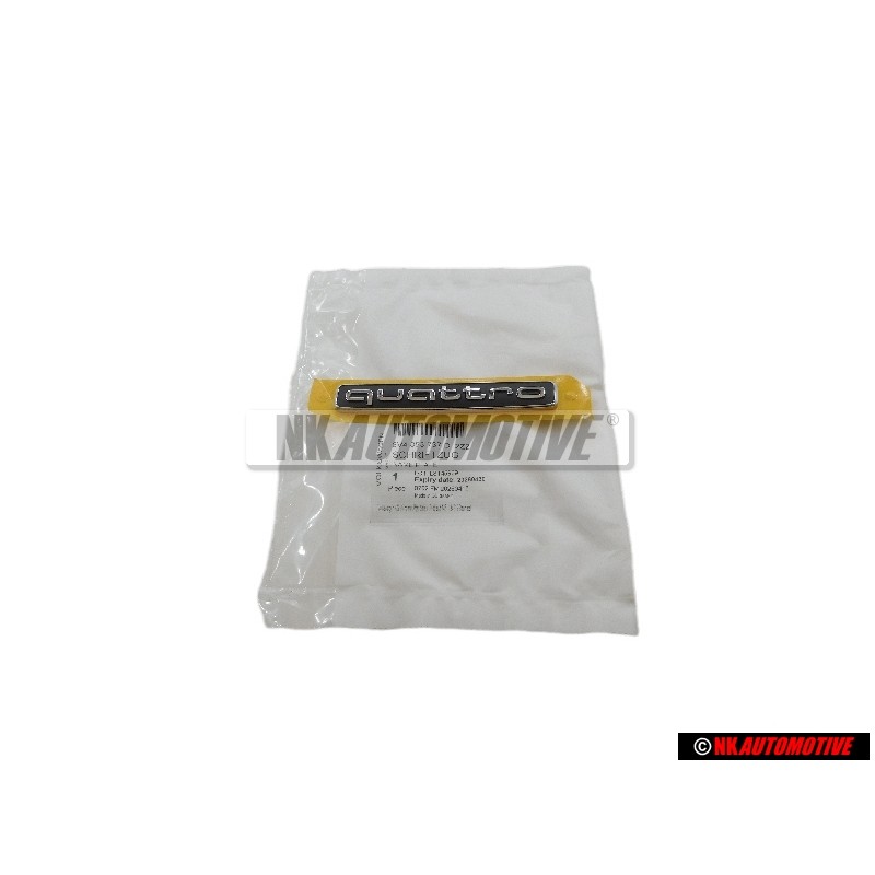 Audi Originale QUATTRO Posteriore Logo Emblema Scritta - 8V4853737D 2ZZ
