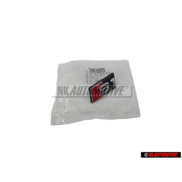Audi Originale S1 Fronte Logo Emblema Scritta Nero Cromo Rosso - 8X0853736A 2ZZ