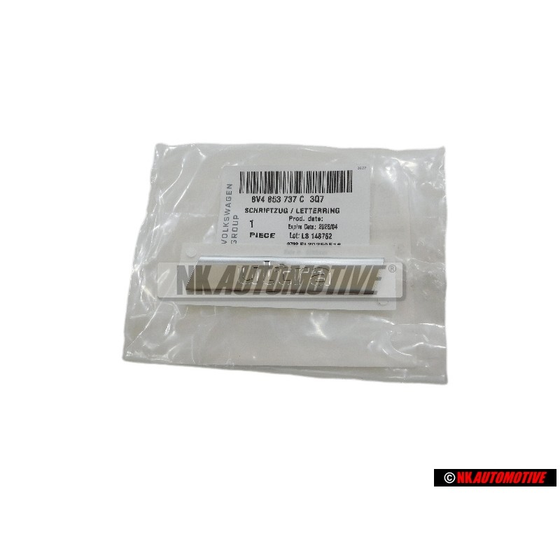 Audi Originale ULTRA Posteriore Logo Emblema Scritta Cromo - 8V4853737C 3Q7