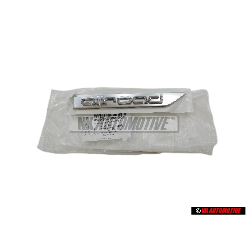 Audi Originale ALLROAD Lato Logo Emblema Simbolo Cromo Destro - 8W9853602 3Q7