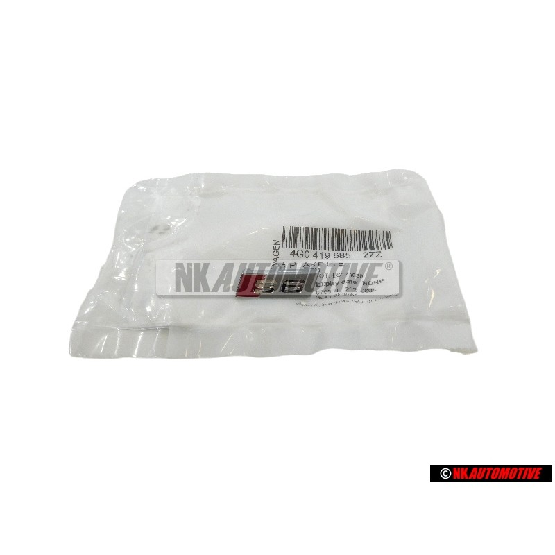 Audi Originale S6 Volante Placca Logo Emblema Simbolo - 4G0419685 2ZZ