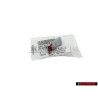 Audi Originale S8 Volante Placca Logo Emblema Simbolo Cromo Rosso - 4H0419685