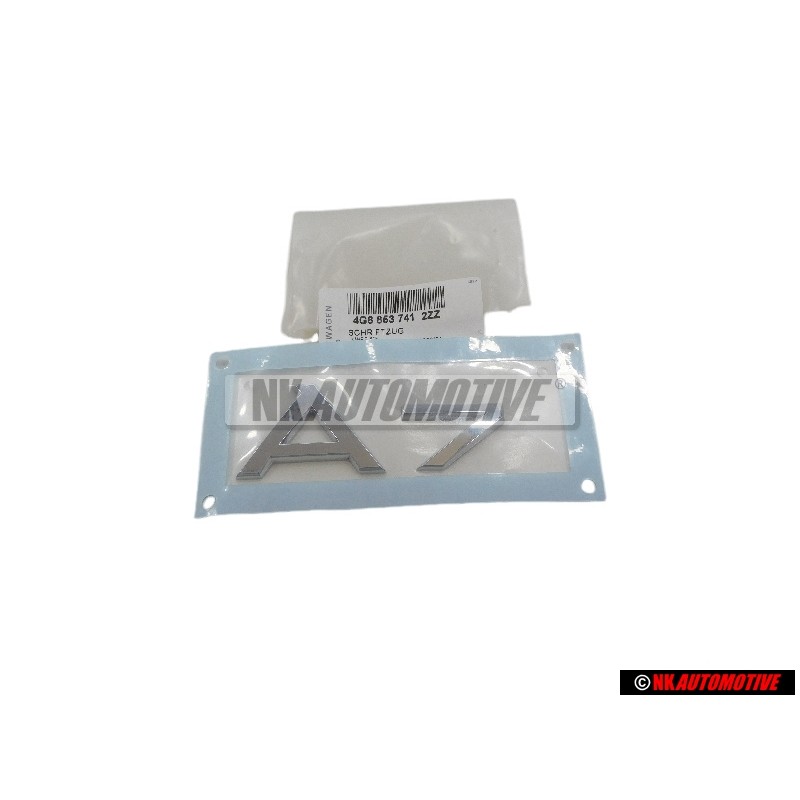 Audi Originale A7 Posteriore Logo Emblema Scritta Cromo - 4G8853741 2ZZ