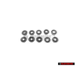 10x VW Originale Pulsante A Sfera - 231067654