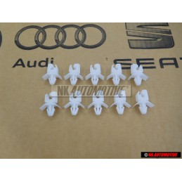 10x VW Originale Supporto Per Tubo Freno - 701611767A
