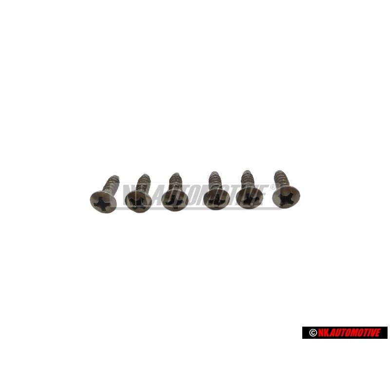 6x VW Originale Vite Lamiera Lent. 
