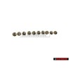 10x VW Originale Cappuccio Pulsante - 141871439B