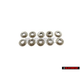 10x VW Originale Molletta Anulare Bottone - 141871440B
