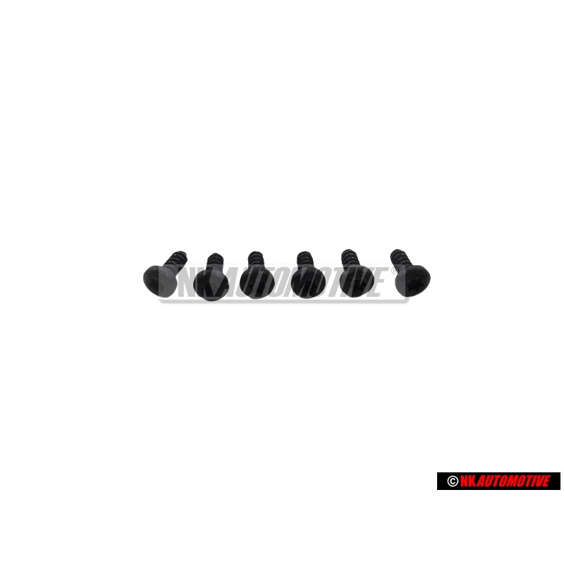 6x VW Originale Vite Lenticolare Lamiera - N 0139579