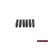 6x VW Originale Calotta Nero Satinato - 311867649 01C