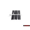 12x VW Originale Calotta Nero Satinato - 311867649 01C