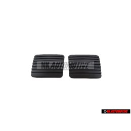 2x VW Originale Copertura Perpedalee Pedale Frizione Nero - 823721173 01C