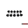 10x VW Originale Graffetta Nero Satinato - 823863203 01C