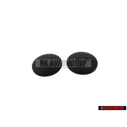 2x VW Originale Bottone Automatico Nero Satinato - N 9009360101C