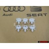 6x VW Originale Supporto Per Tubo Freno - 281611767