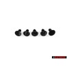 5x VW Originale Graffetta Nero Satinato - 823863203 01C
