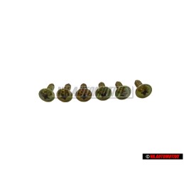 6x VW Originale Vite Lenticolare Lamiera - N 90098101