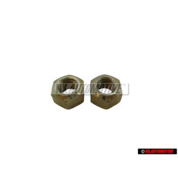 2x VW Originale Dado Esagonale, Autobloccante - N 0221414