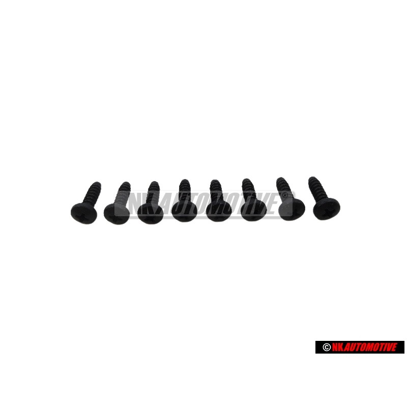 8x VW Originale Vite Lenticolare Lamiera - N 0139694