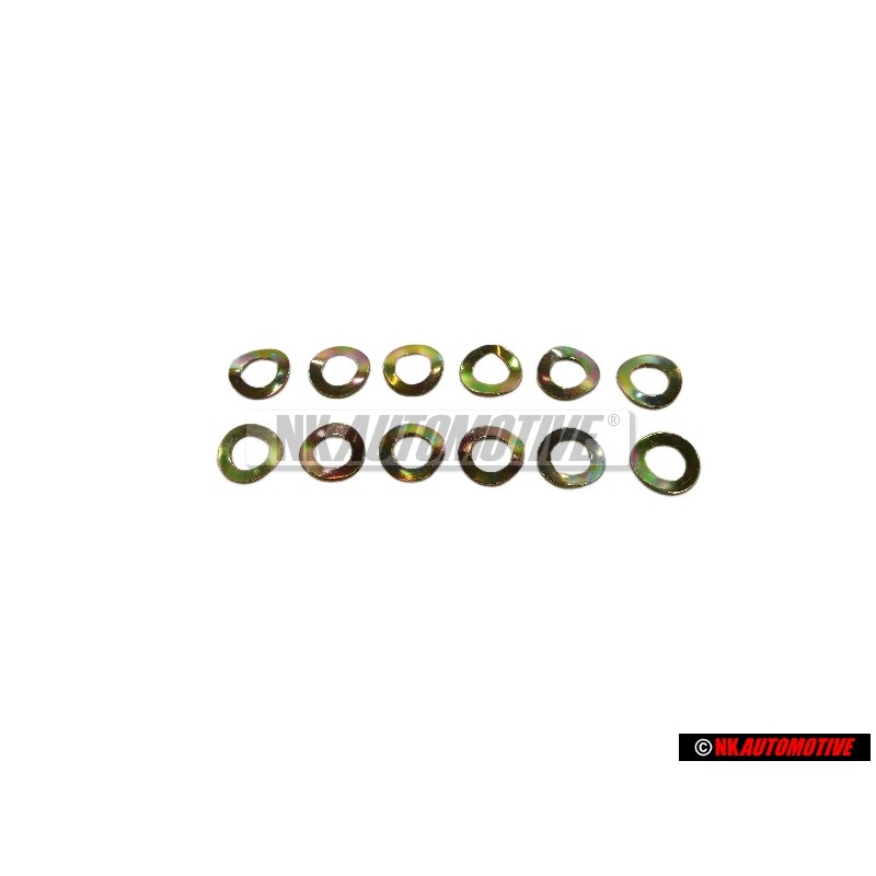 12x VW Originale Rondella Elastica - N 0122265