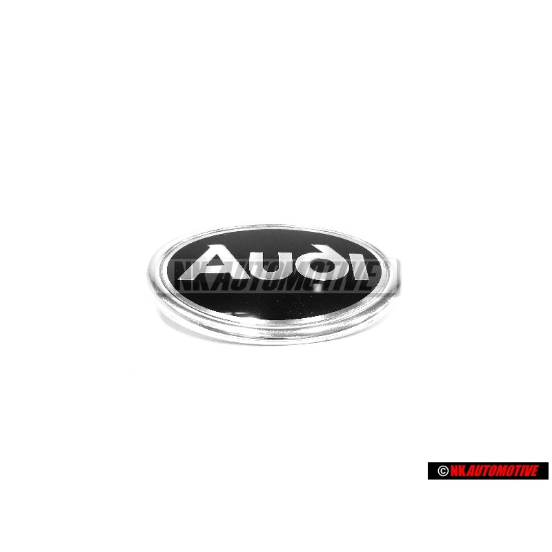 Audi Originale Lato Logo Emblema Simbolo Nero Cromo - 4A0853621 2ZZ