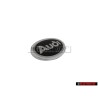 Audi Originale Lato Logo Emblema Simbolo Nero Cromo - 4A0853621 2ZZ