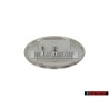 Audi Originale Lato Logo Emblema Simbolo Nero Cromo - 4A0853621 2ZZ
