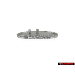 Audi Originale Lato Logo Emblema Simbolo Nero Cromo - 4A0853621 2ZZ