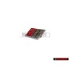 Audi Originale S2 Volante Placca Logo Emblema Simbolo Cromo Rosso - 8A0419685D