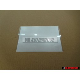 VW Originale Pellicola Zincata Autoadesiva - D 381ZN1A2
