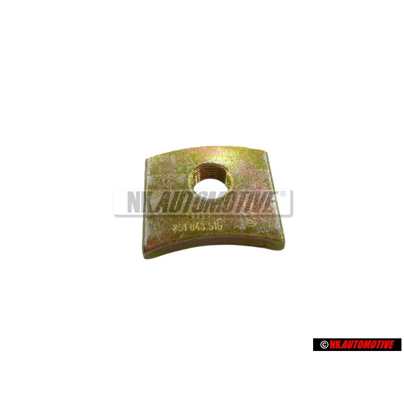 VW Originale Piastra Filettata - 251843516