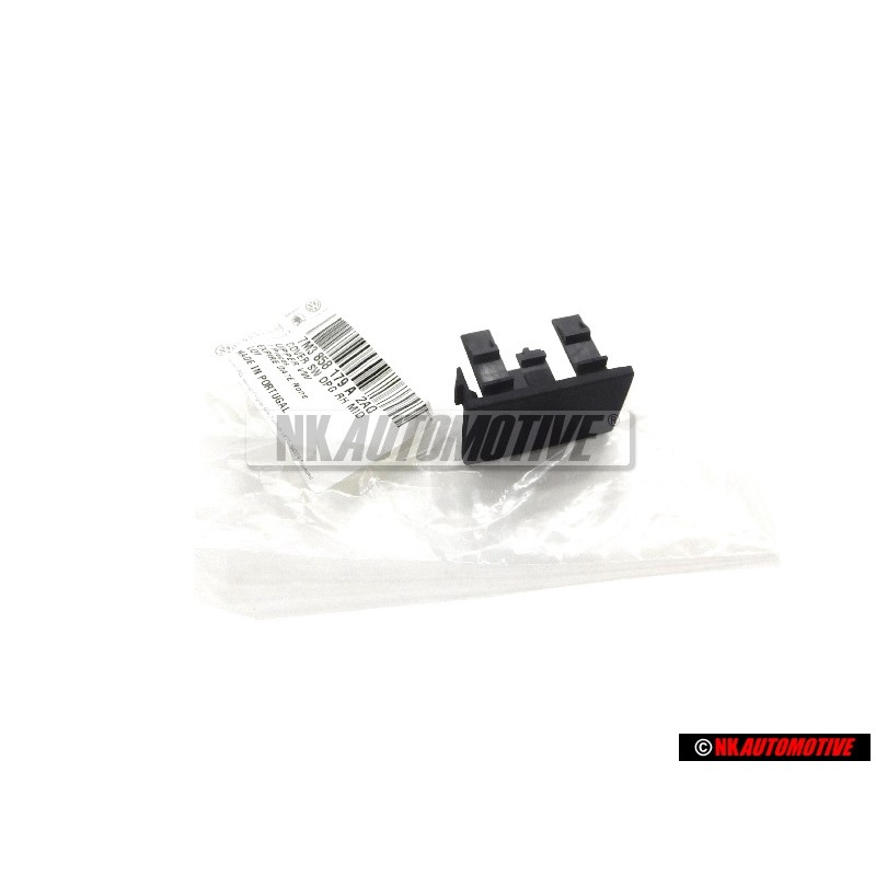 VW Originale Coperchio Cieco Nero - 7M3858179A 2AQ