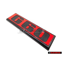 VW Originale G60 Posteriore Logo Emblema Scritta Rosso - 191853675B QN5