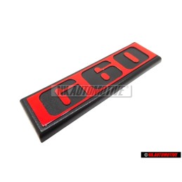 VW Originale G60 Posteriore Logo Emblema Scritta Rosso - 191853675B QN5