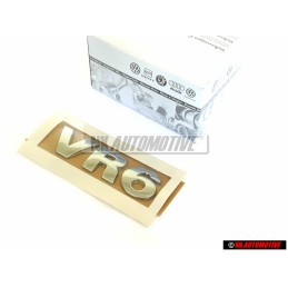 VW Originale VR6 Posteriore Logo Emblema Scritta Cromo - 1J0853675C 739